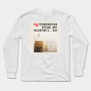 I love Scandinavian design Long Sleeve T-Shirt